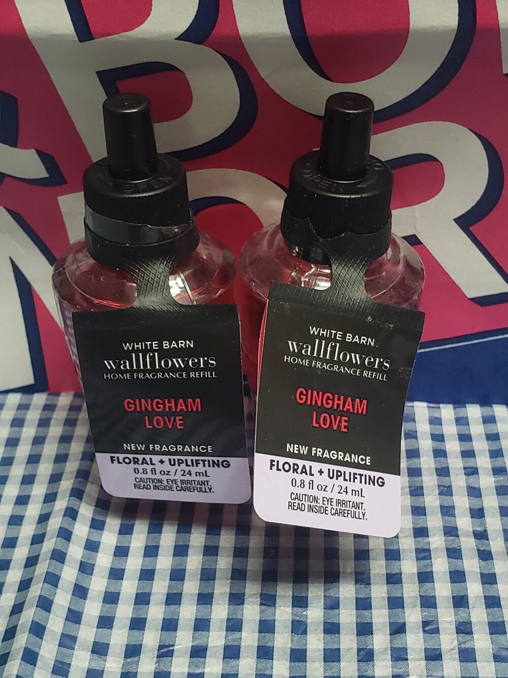 BBW Gingham Love FLORAL & UPLIFTING Wallflower Fragrance Refills